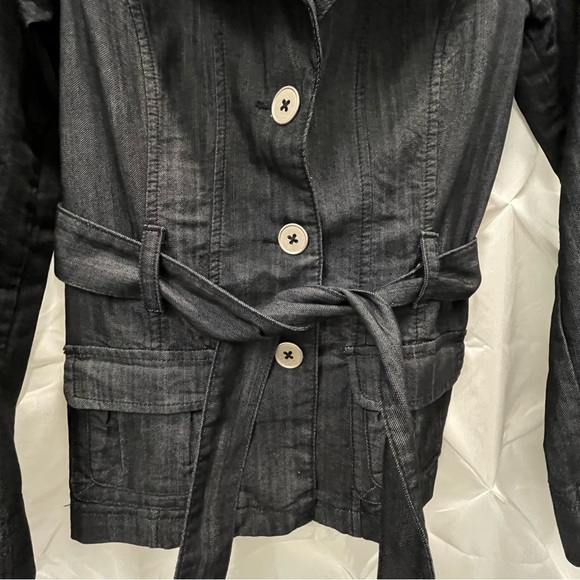 BACCINI jacket heathered black chambray size small - Picture 5 of 12